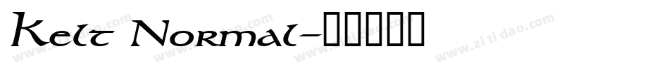 Kelt Normal字体转换